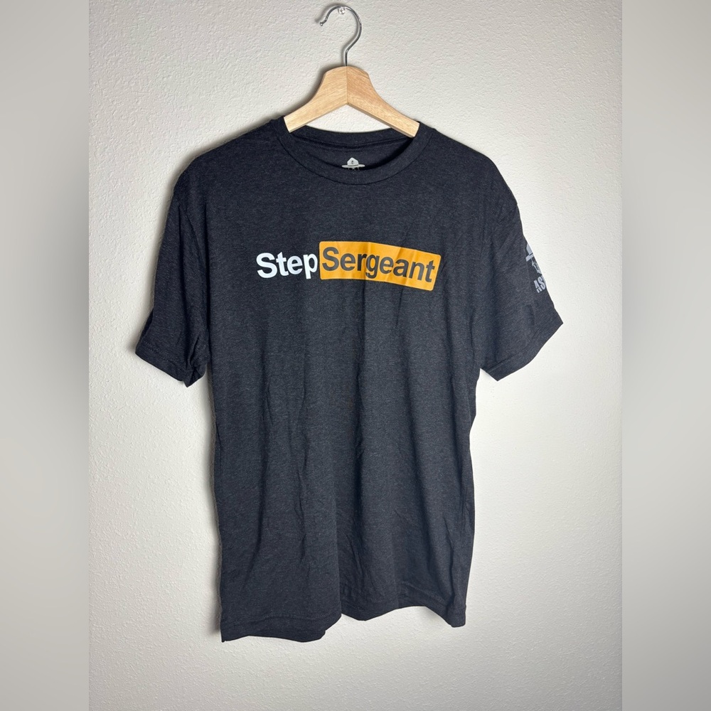 ASMDSS tee size L step sergeant NWOT